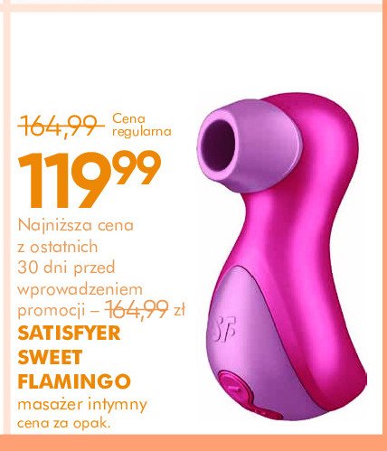 Stymulator sweet flamingo SATISFYER promocja