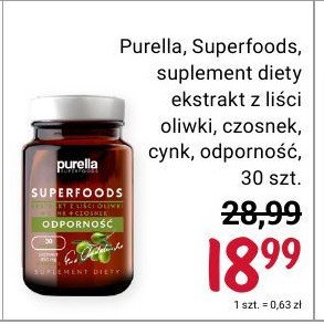 Suplement diety ekstrakt z liści oliwek odporność Purella superfoods Purella food promocja