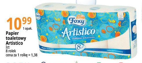 Papier toaletowy pomara艅czowy Foxy artistico promocja