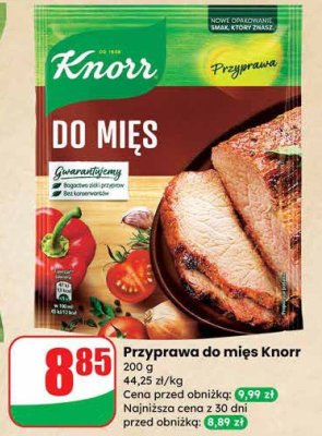 Przyprawa do mi臋s bez soli Kania natura promocja w Dino