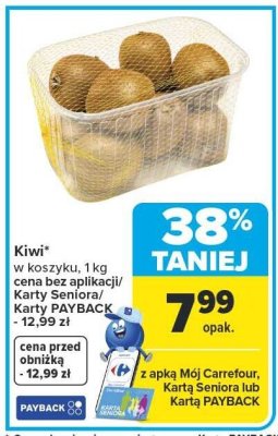 Kiwi czerwone promocja w Carrefour