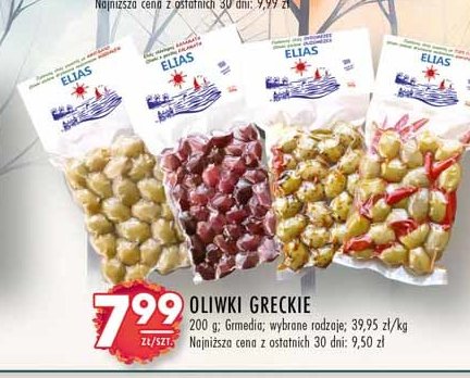 Oliwki zielone Elias promocja