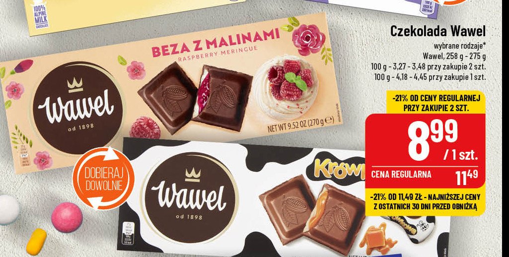 Czekolada Wawel kr贸wkowy promocja