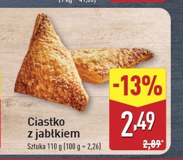 Ciasto z jabłkiem promocja w Aldi