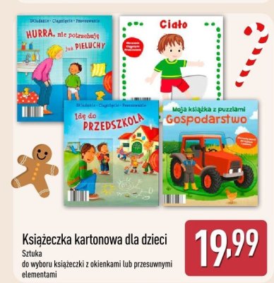 Książeczka kartonowa dla dzieci Aldi promocja w Aldi