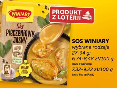 Sos pieczeniowy jasny Winiary promocja w Euro Sklep