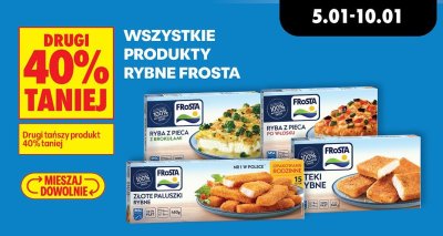 Ryba mrożona wszystkie rodzaje promocja w Biedronka
