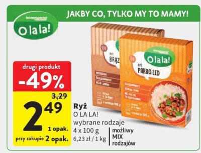 Ryż O LA LA! MIX promocja w Intermarche
