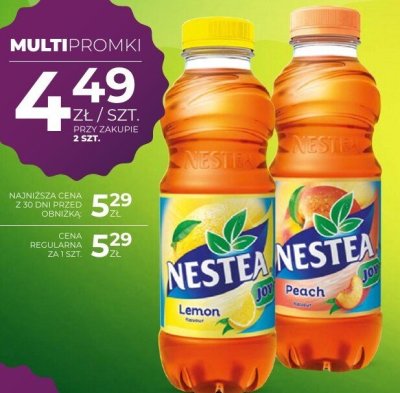 Napój Nestea 0.5L Cytryna, Brzoskwinia promocja w Duży Ben