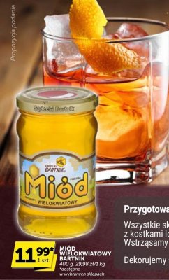Miód WIELOKWIATOWY BARTNIK promocja w ABC