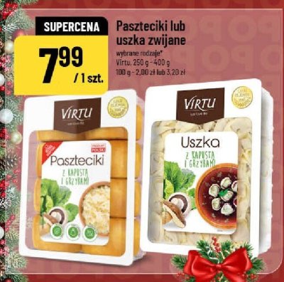 Paszteciki lub uszka zwijane Virtu promocja w POLOmarket