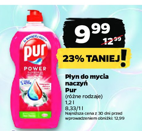 P艂yn do naczy艅 raspberry & red currant Pur power duo promocja