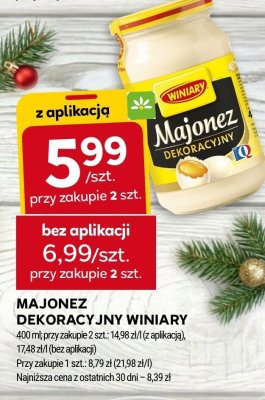Majonez Dekoracyjny Winiary promocja w Stokrotka