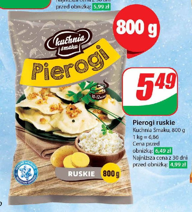 Pierogi ruskie Kuchnia smaku promocja