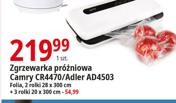 Folia do zgrzewarki cr4470 Camry promocja