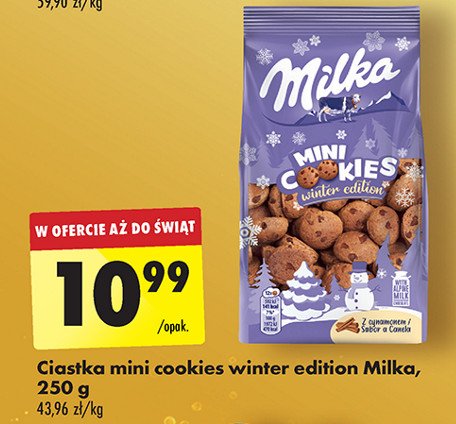 Ciastka mini Milka promocja w Biedronka