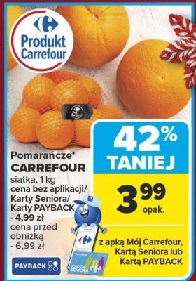Pomarańcze Carrefour promocja w Carrefour Market