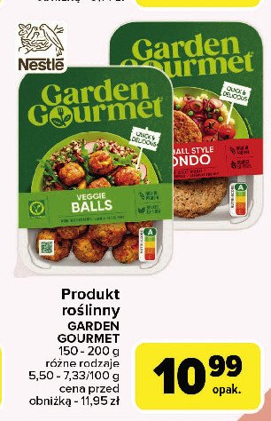 Klopsiki roślinne Garden gourmet promocja w Carrefour