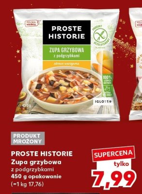 Zupa grzybowa PROSTE HISTORIE z podgrzybkami 450 g promocja w Kaufland