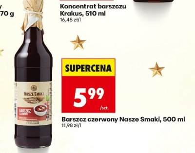 Barszcz czerwony  promocja w Biedronka