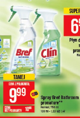 Spray do 艂azienki pro nature Bref bathroom promocja