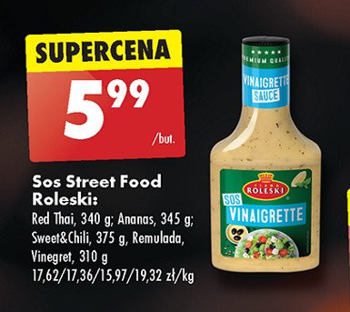 Sos sweet chili Roleski street food promocja