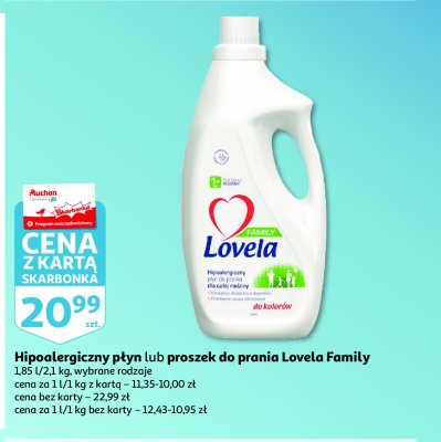 Płyn do prania kolorów family Lovela promocja