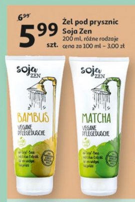 Żel pod prysznic bambus Soja zen promocja w Auchan