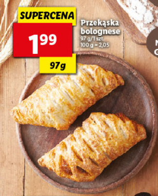 Przekąska z nadzieniem bolognese Chrupiące z pieca promocja