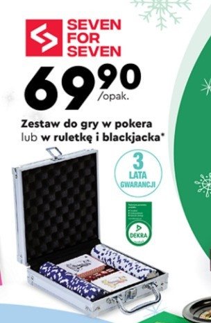 Gra w ruletk臋 i blackjacka Seven for 7 promocja