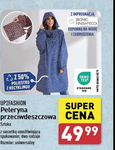 Peleryna przeciwdeszczowa Up2fashion promocja