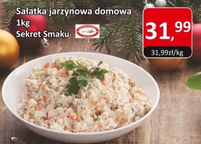 Sałatka jarzynowa domowa 1kg Sekret Smaku promocja w Market Point