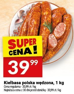 Kiełbasa polska wędzona, 1 kg promocja w Twój Market