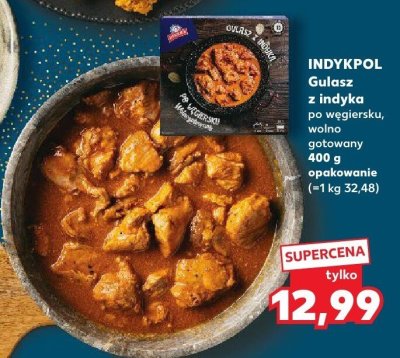 Gulasz z indyka po węgiersku, wolno gotowany promocja w Kaufland