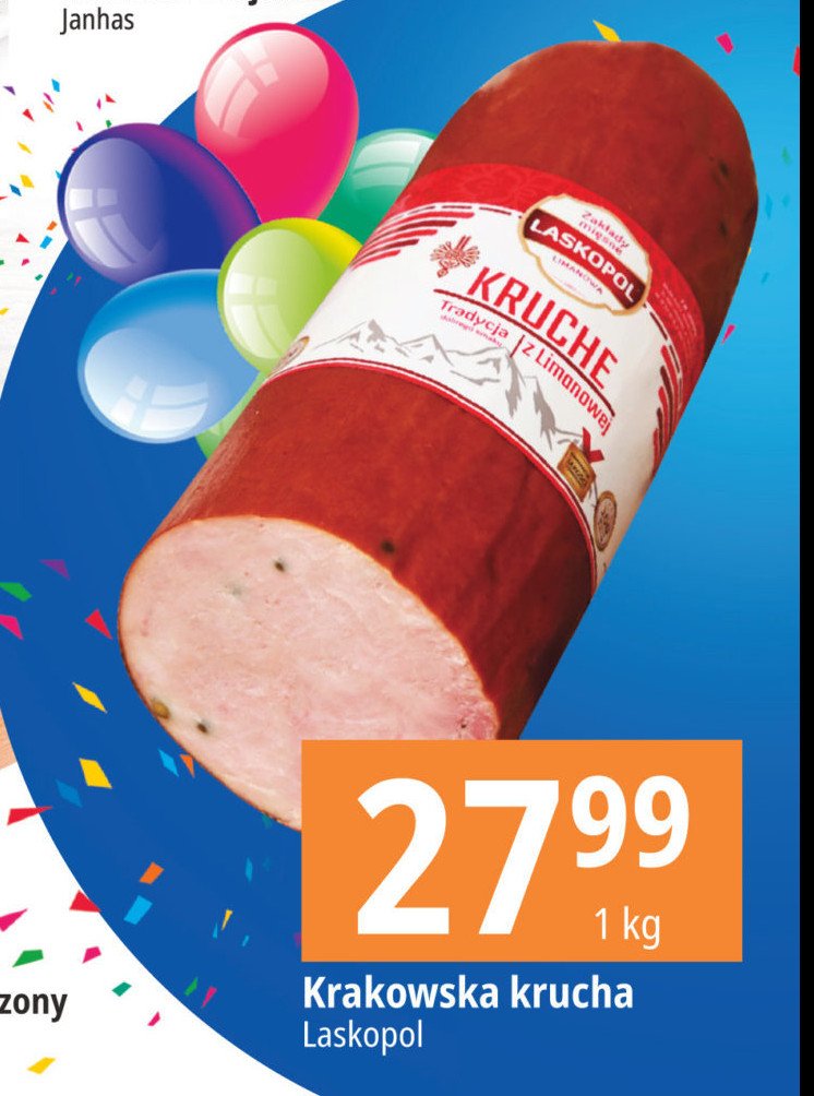 Kie艂basa krakowska krucha LASKOPOL promocja