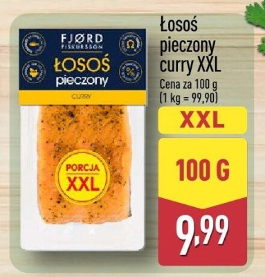 Łosoś pieczony curry XXL FJORD promocja w Aldi