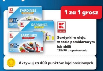 Sardynki w sosie pomidorowym promocja w Kaufland