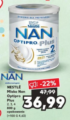 Mleko 4 Nestle nan optipro plus promocja