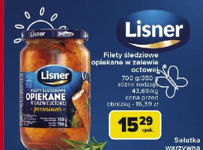 Filety 艣ledziowe opiekane Lisner promocja