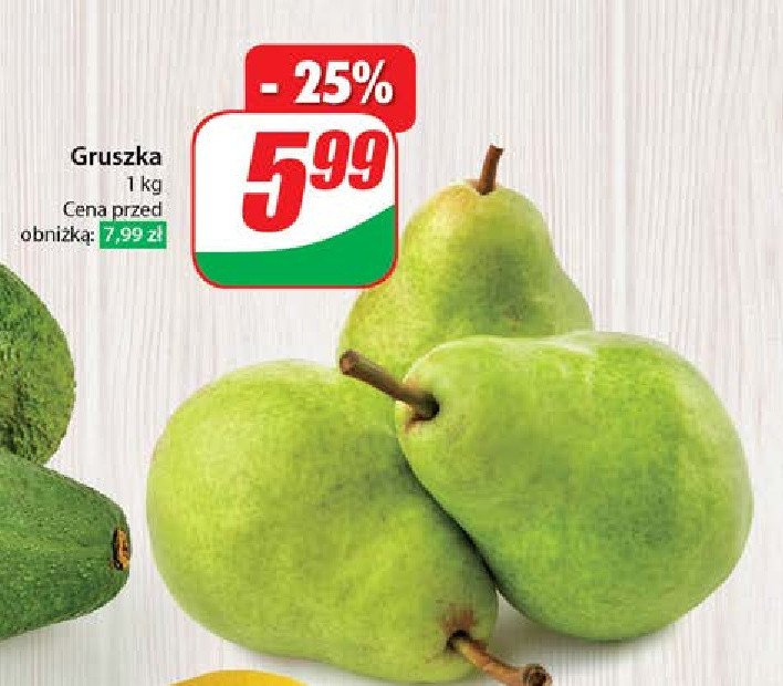 Gruszki promocja w Dino