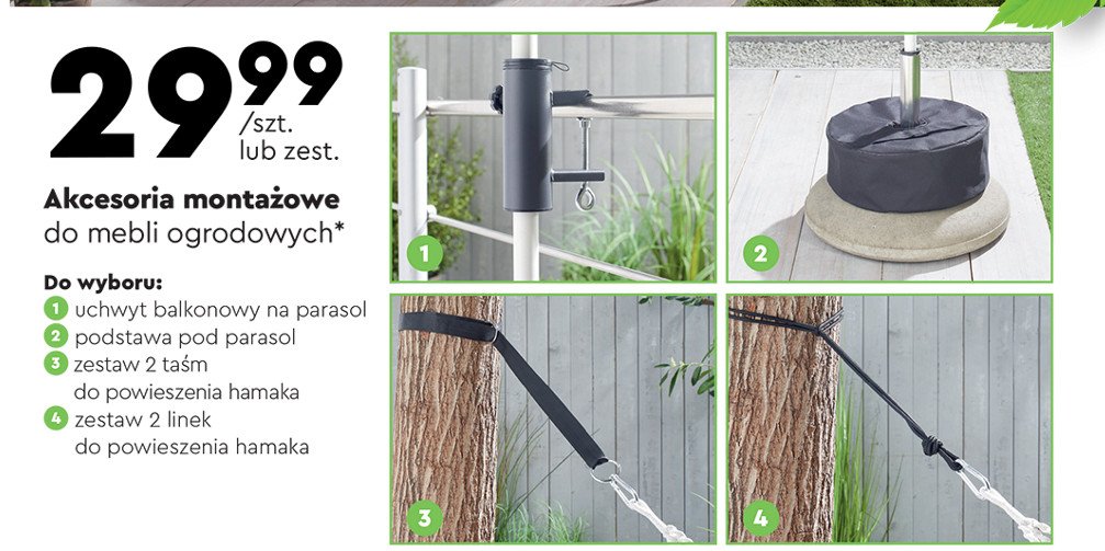 Uchwyt balkonowy na parasol promocja