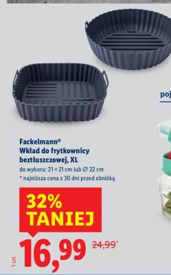 Wkład do frytownicy beztłuszczowej XL promocja w Lidl