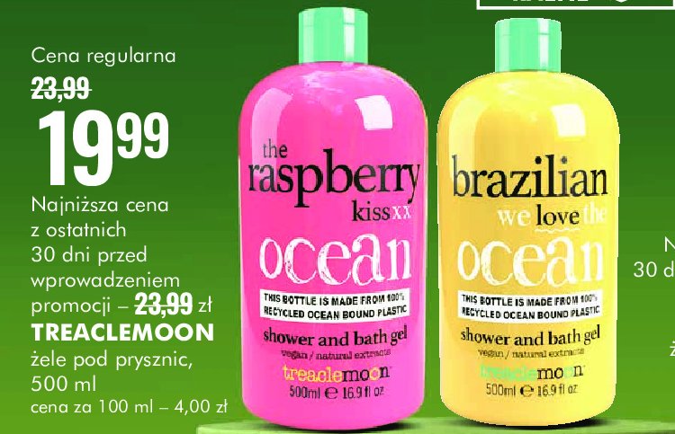 Żel pod prysznic Treaclemoon the raspberry kiss promocja w Super-Pharm