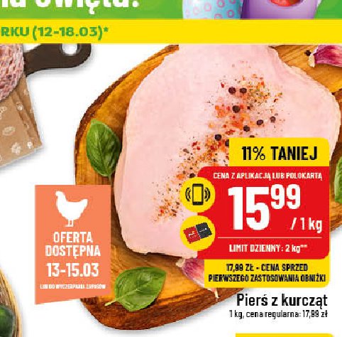 Pierś z kurcząt promocja w POLOmarket