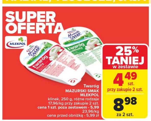 Twar贸g t艂usty Mazurski smak promocja