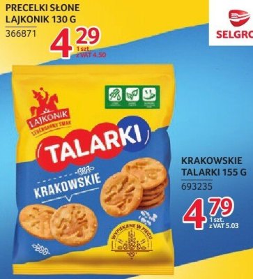 Talarki krakowskie Lajkonik 155g promocja w Selgros