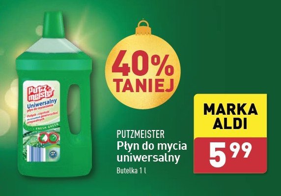 Płyn do mycia uniwersalny Putzmeister promocja w Aldi