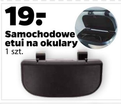 Samochodowe etui na okulary promocja