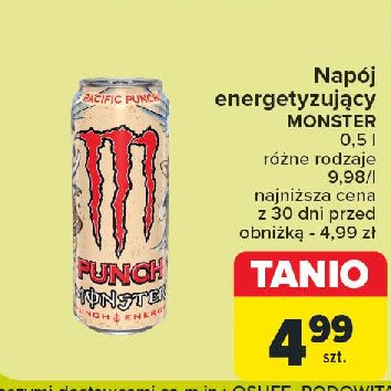 Napój energetyczny Monster energy pacific punch promocja