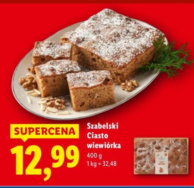 Szabelski Ciasto wiewiórka promocja w Lidl